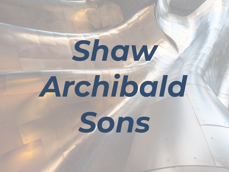 Shaw Archibald & Sons Ltd