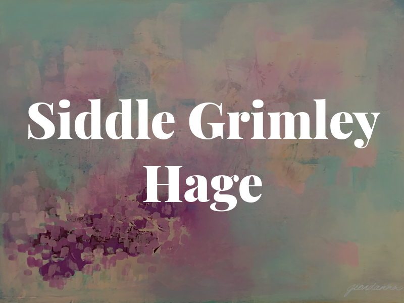 Siddle Grimley Hage