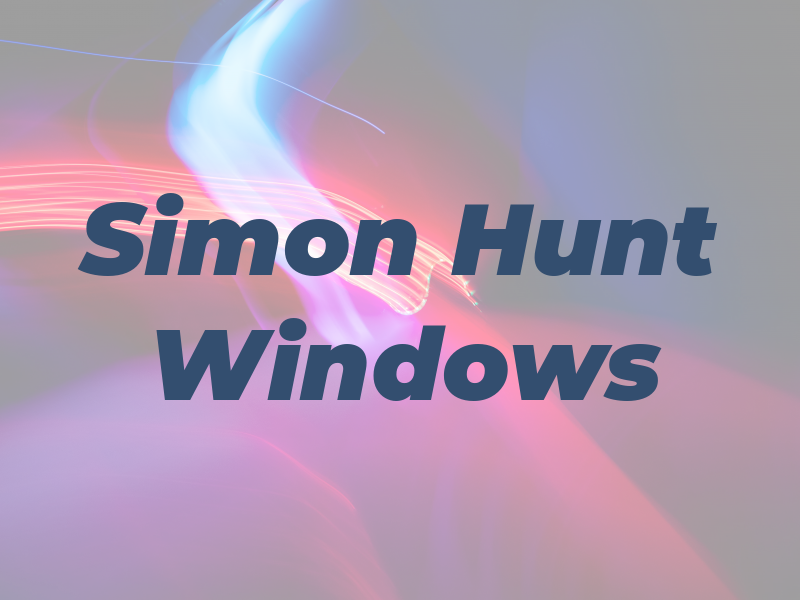 Simon Hunt Windows