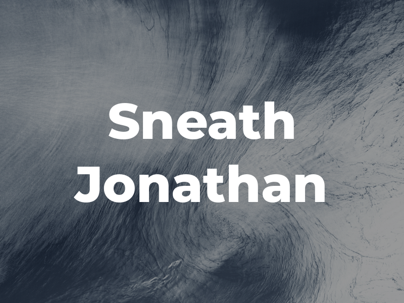 Sneath Jonathan