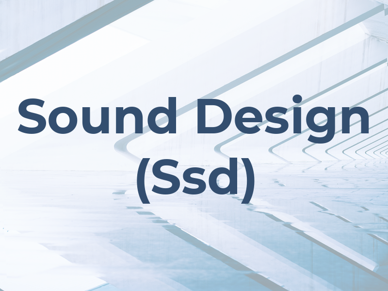 So Sound Design (Ssd)
