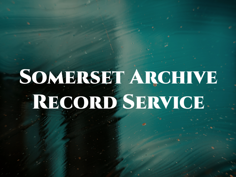 Somerset Archive & Record Service