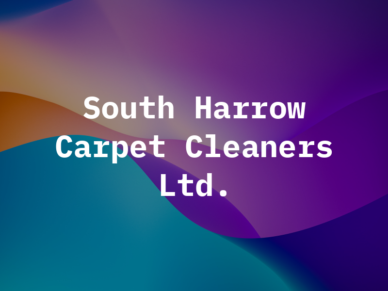 South Harrow Carpet Cleaners Ltd.