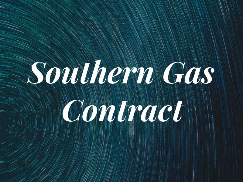 Southern Gas Contract