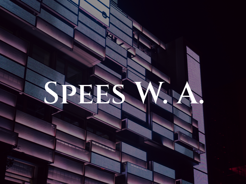 Spees W. A.