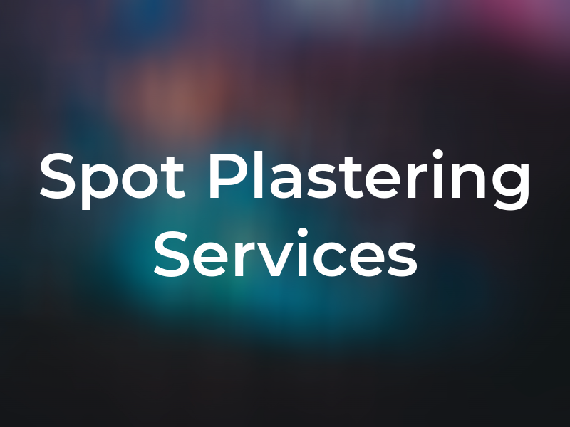Spot On Plastering Services