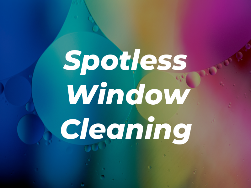 Spotless Window Cleaning