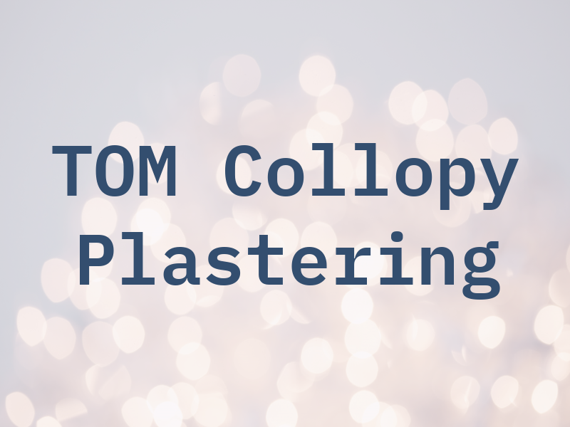 TOM Collopy Plastering