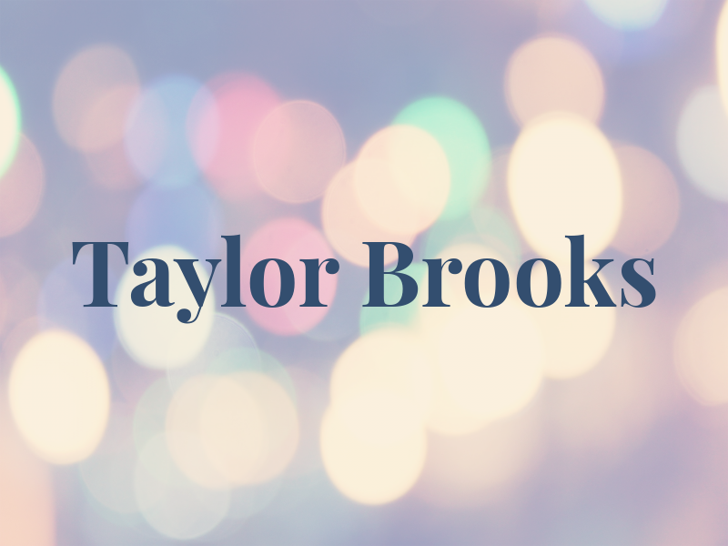 Taylor Brooks