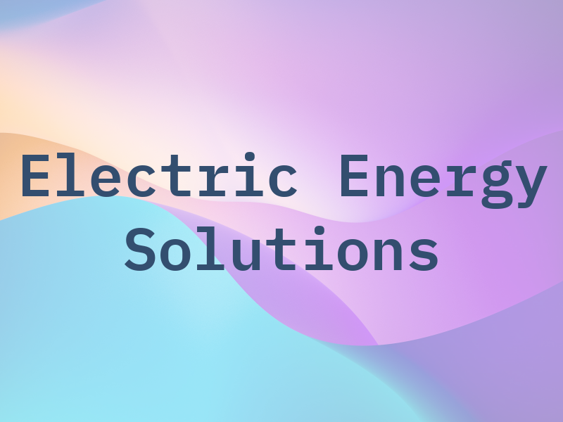 Tda Electric and Energy Solutions
