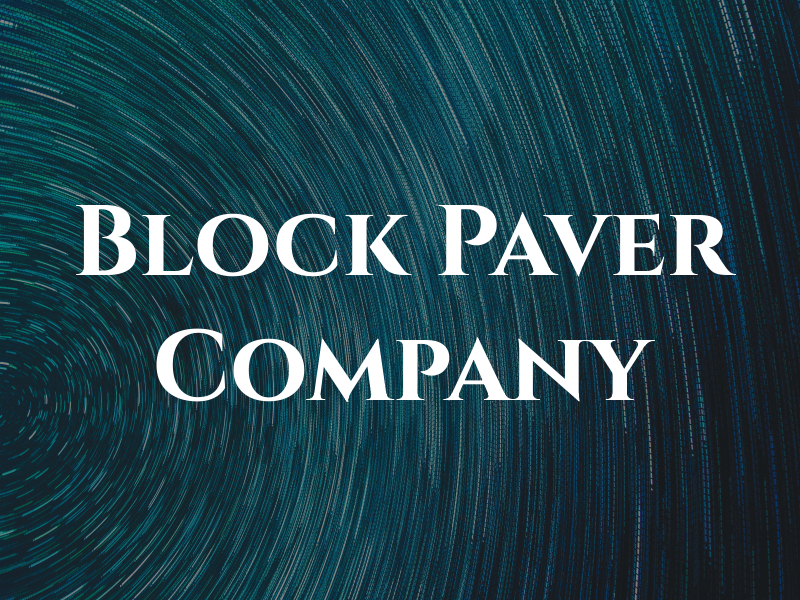 The Block Paver Company
