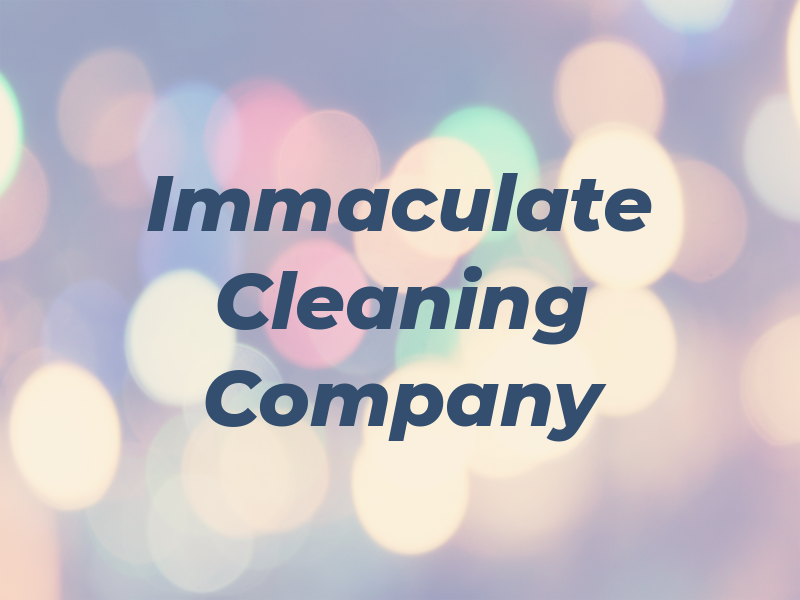 The Immaculate Cleaning Company