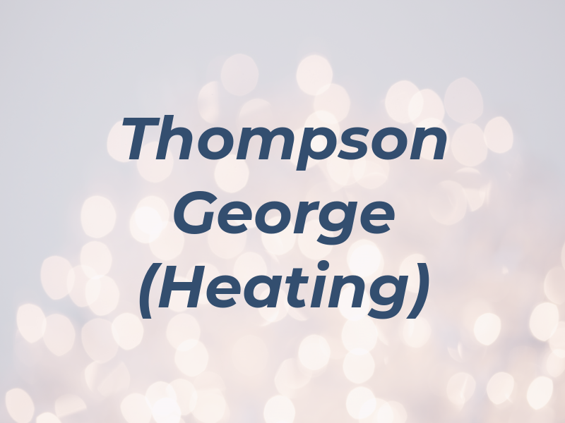 Thompson George (Heating) Ltd