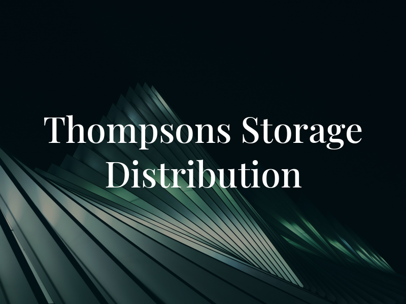 Thompsons Storage & Distribution Ltd