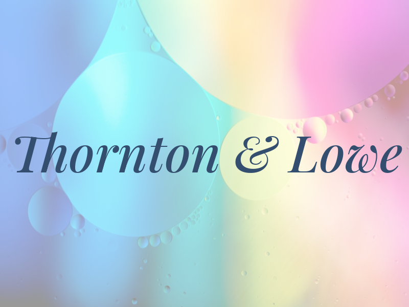 Thornton & Lowe