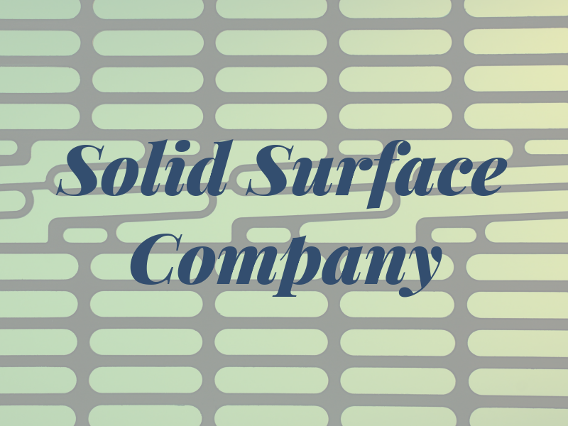 Ths Solid Surface Company