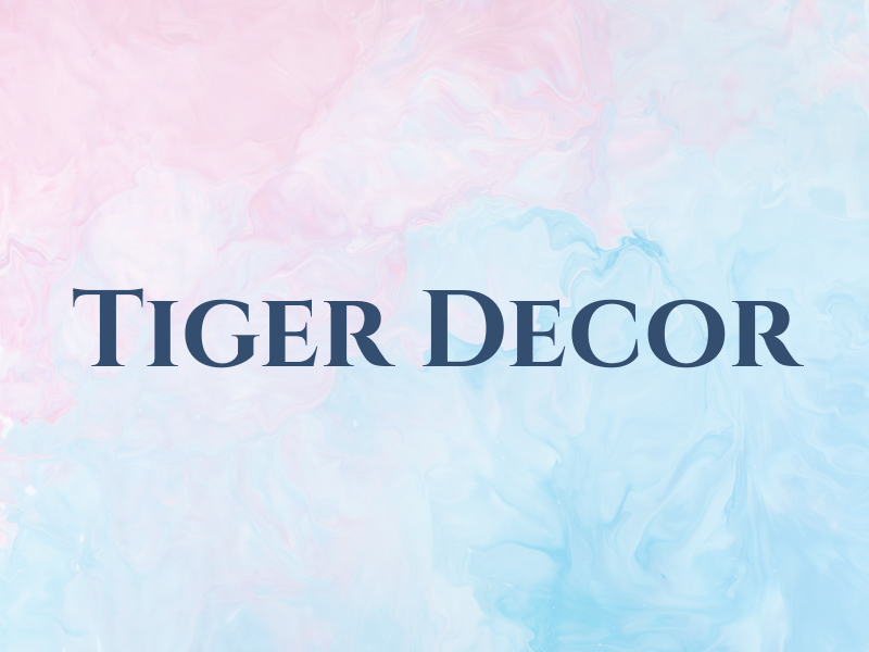 Tiger Decor