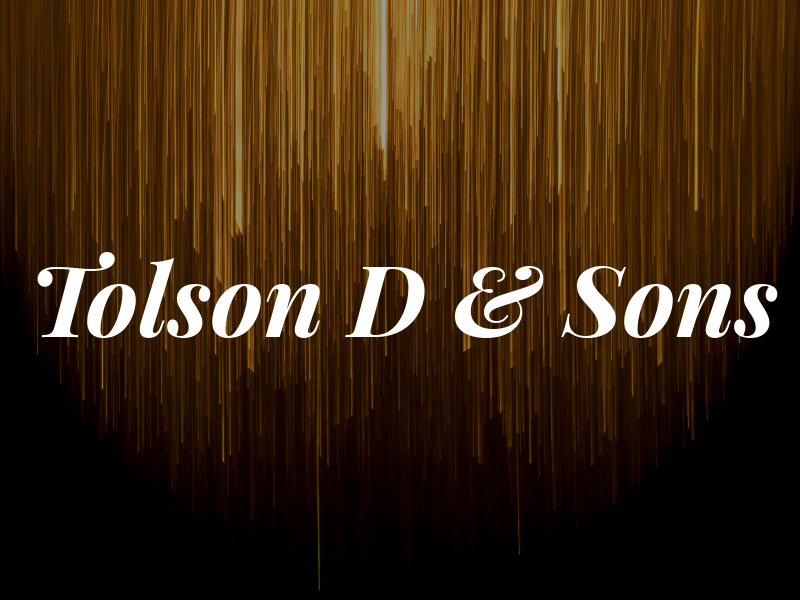 Tolson D & Sons