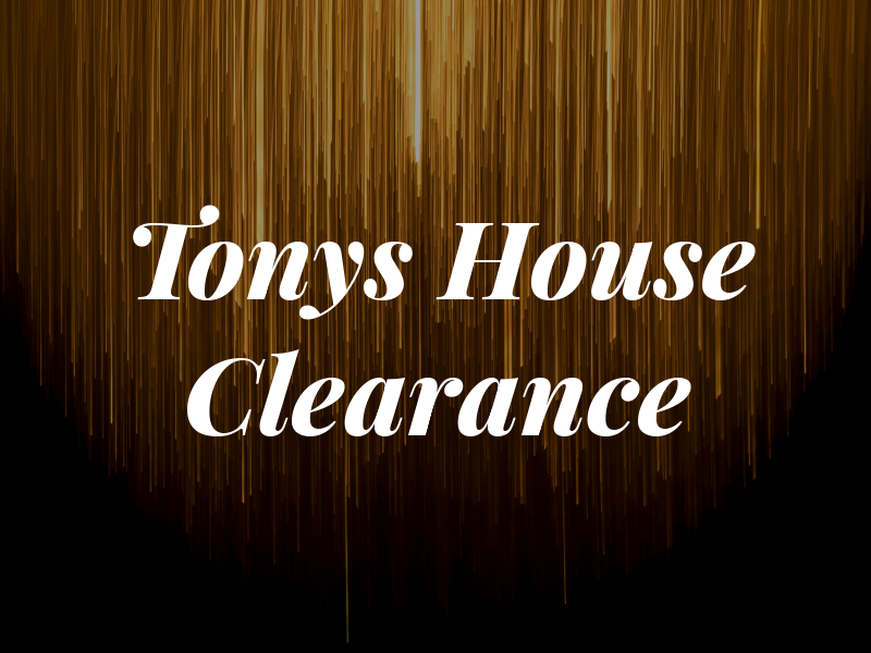 Tonys House Clearance