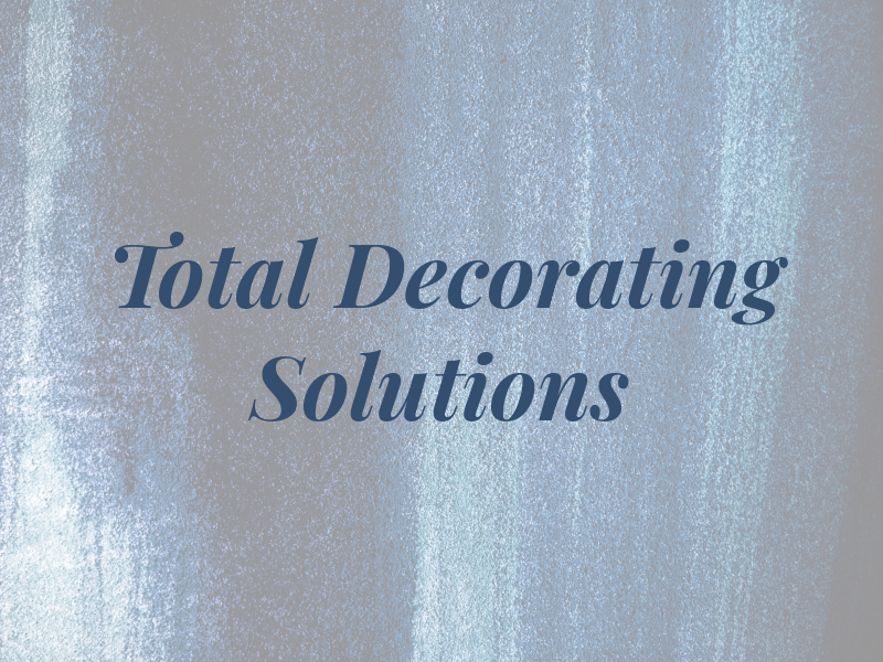 Total Decorating Solutions Ltd