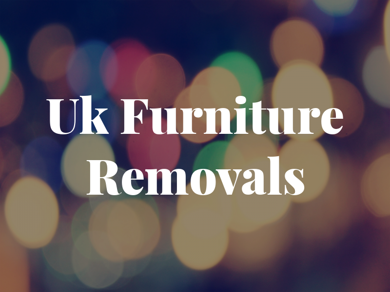 Uk Furniture Removals