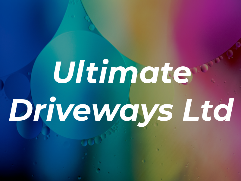 Ultimate Driveways Ltd