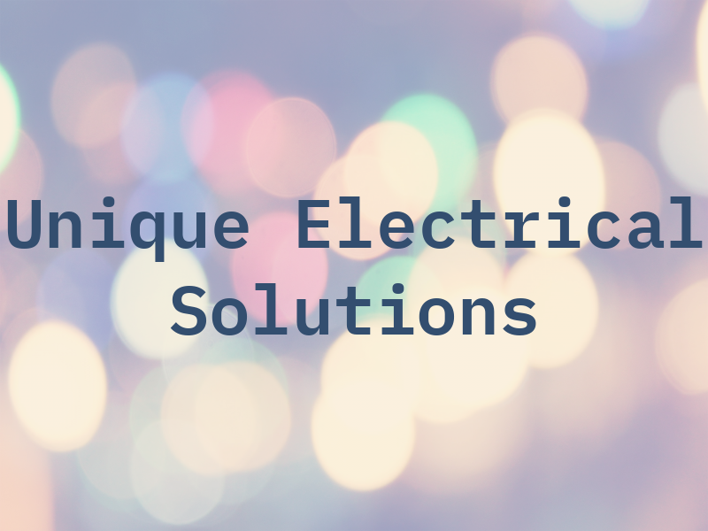 Unique Electrical Solutions