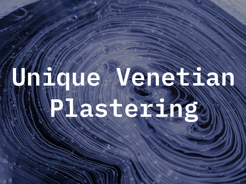 Unique Venetian Plastering