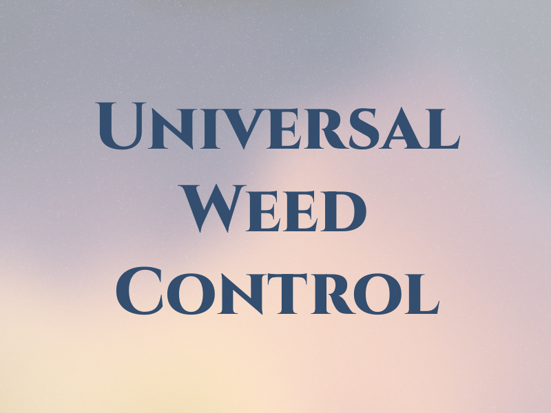 Universal Weed Control