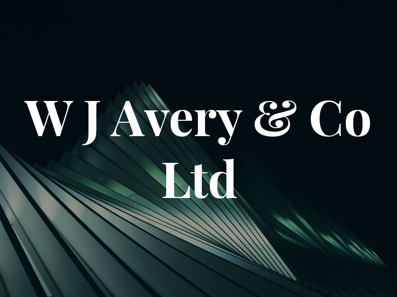 W J Avery & Co Ltd