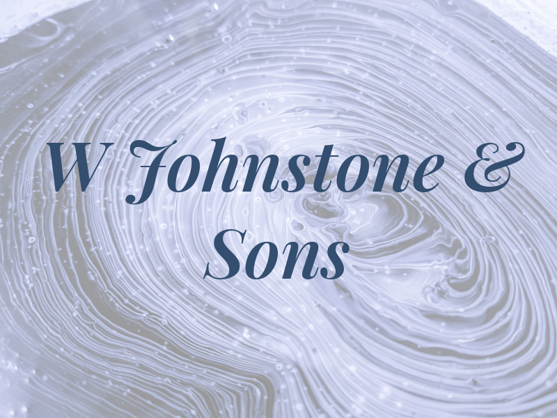 W Johnstone & Sons