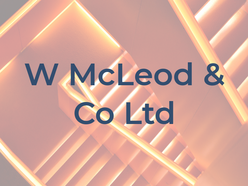 W McLeod & Co Ltd