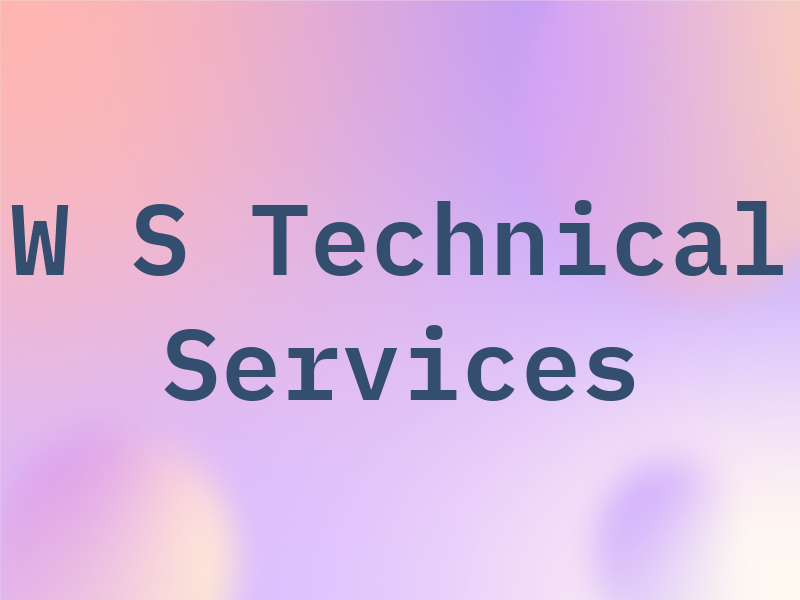 W S Technical Services