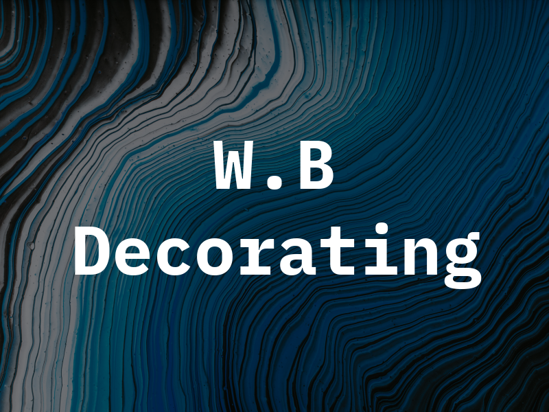 W.B Decorating
