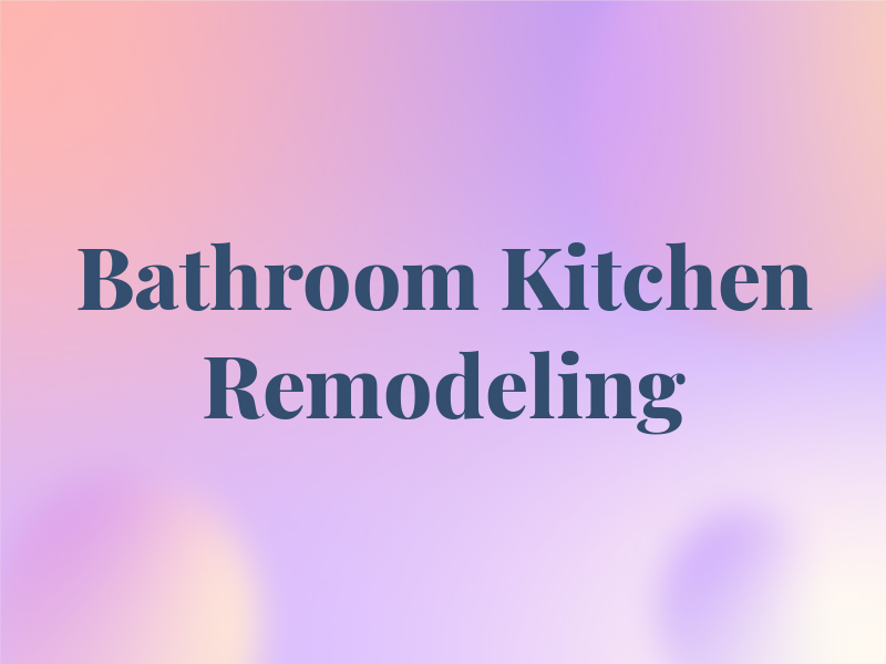 WGC Bathroom & Kitchen Remodeling