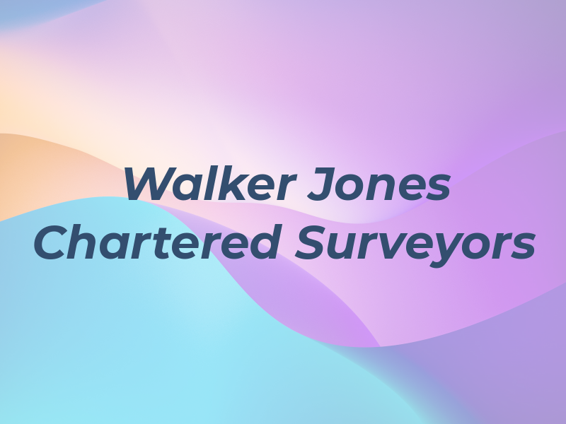 Walker Jones Chartered Surveyors