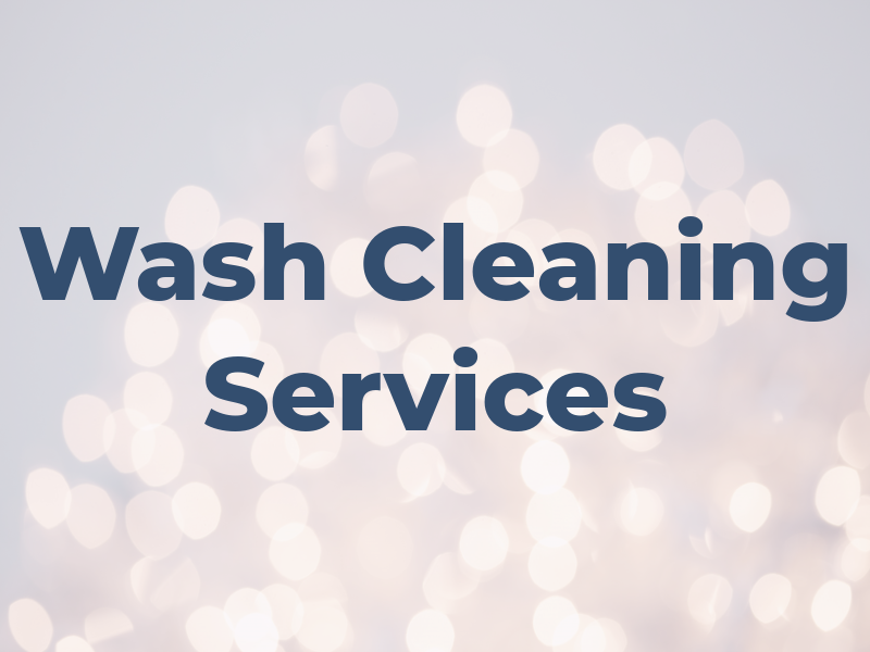 Wash and Go Cleaning Services