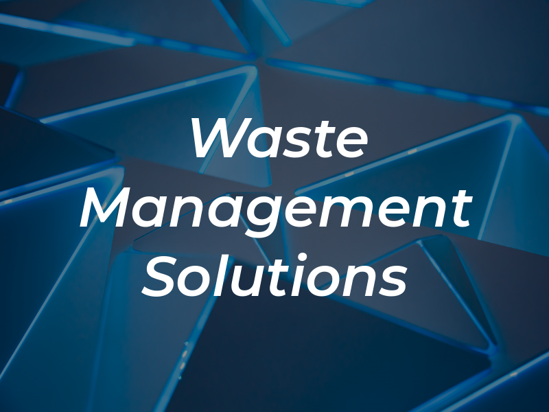 Waste Management Solutions Ltd