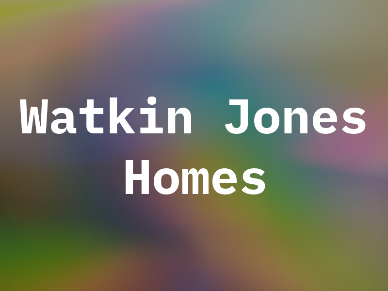 Watkin Jones Homes