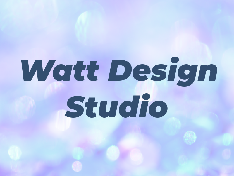 Watt Design Studio