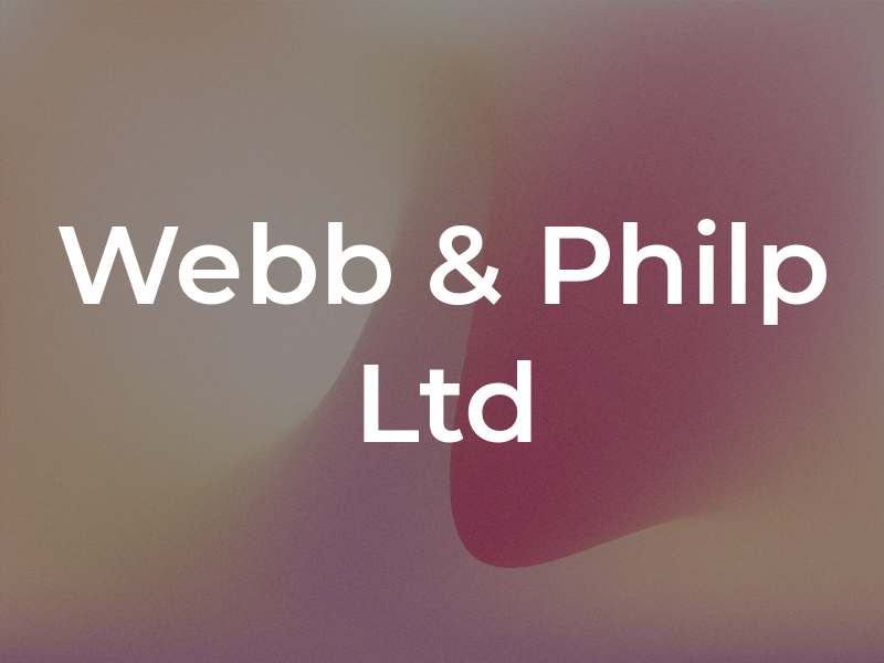 Webb & Philp Ltd