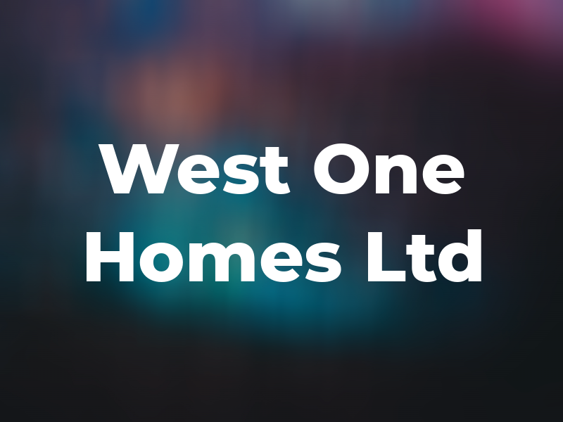 West One Homes Ltd