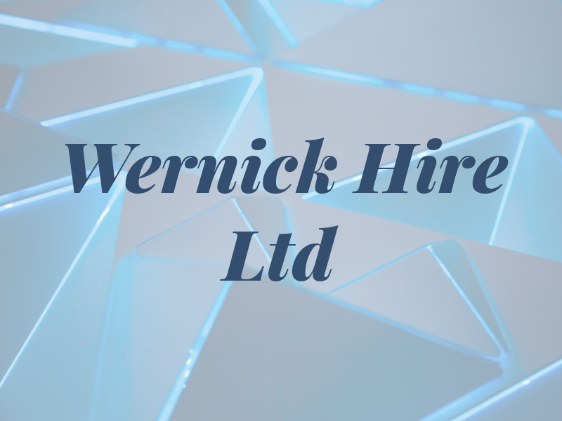 Wernick Hire Ltd