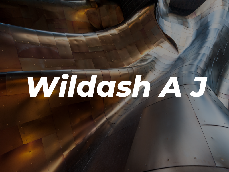 Wildash A J