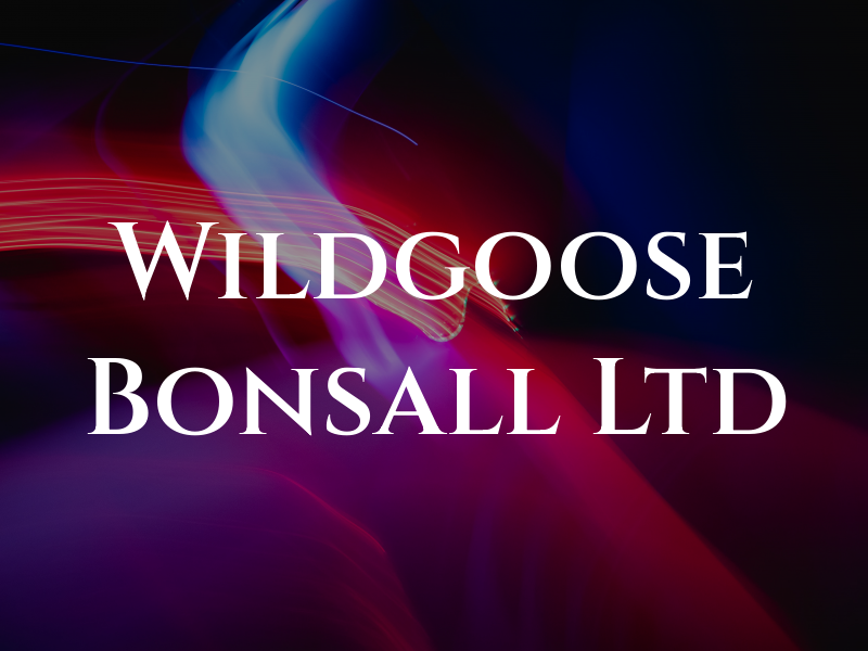 Wildgoose Bonsall Ltd