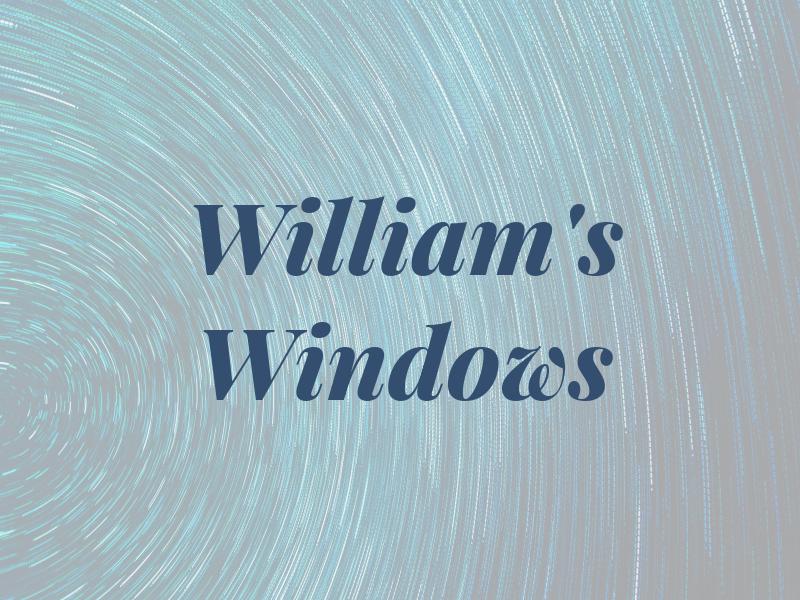 William's Windows