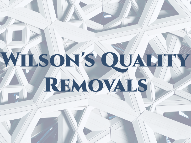 Wilson's Quality Removals