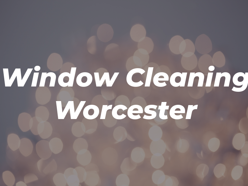 Window Cleaning Worcester