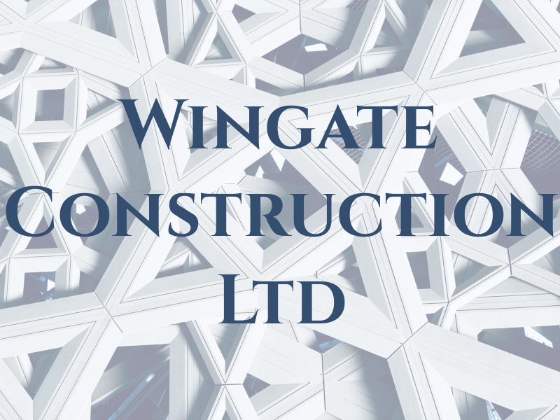 Wingate Construction Ltd
