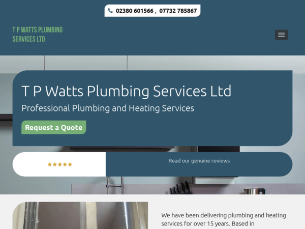 T P Watts Plumbing Services